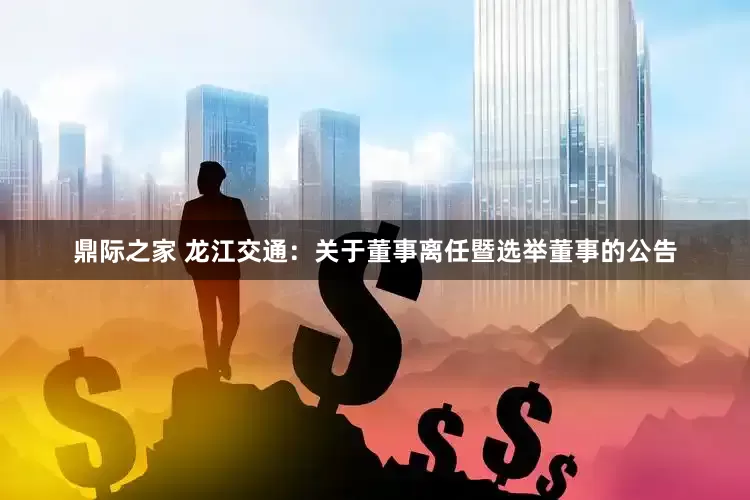 鼎际之家 龙江交通：关于董事离任暨选举董事的公告