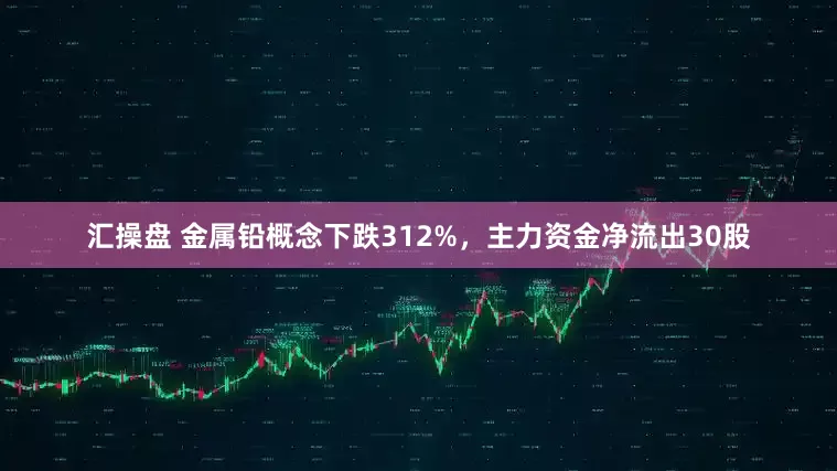 汇操盘 金属铅概念下跌312%，主力资金净流出30股